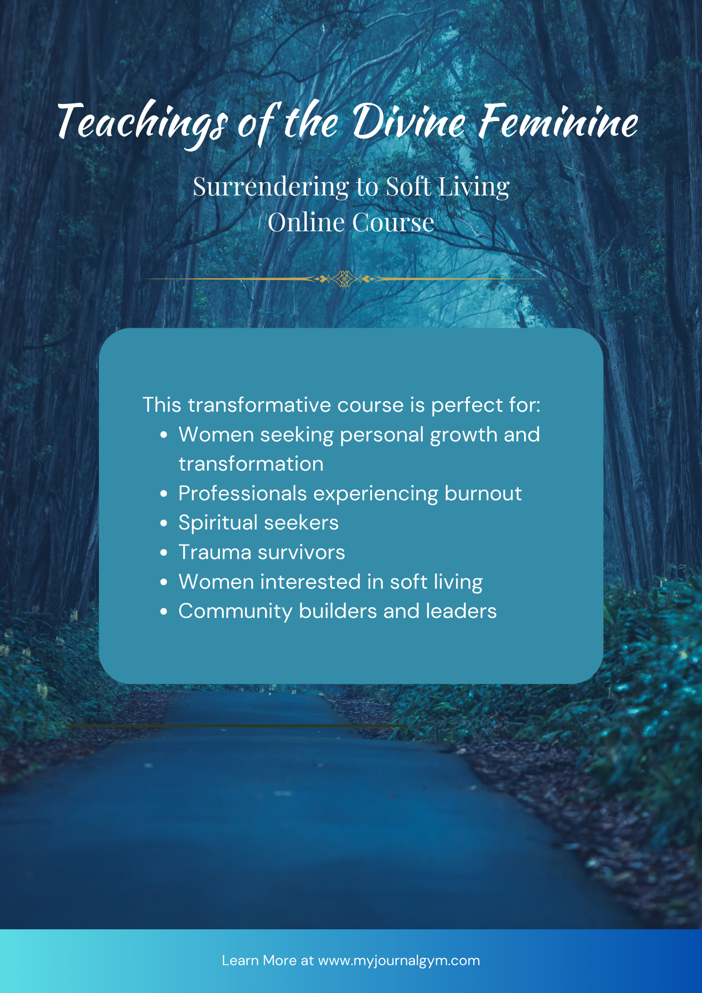 Surrendering to Soft Living Online Course